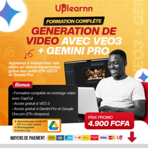 Formation complète en Génération de Vidéo avec VEO3 & Gémini Pro