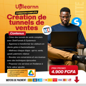 Formation Tunnel de Vente – Maîtrisez ClickFunnels & Systeme.io