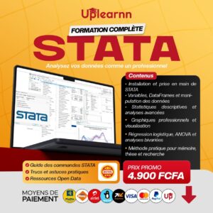 Stata - Apprenez à manipuler, analyser et visualiser vos données